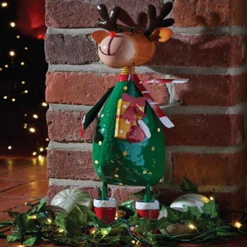 Polka Wobble Rudolf Reindeer Christmas Ornament - PolkaRudolf2530003.jpg