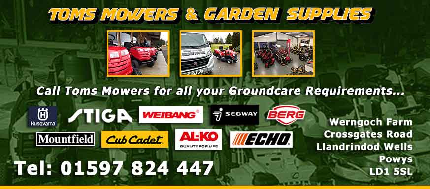 Toms Mowers and Garden Supplies - Crossgates Wales
